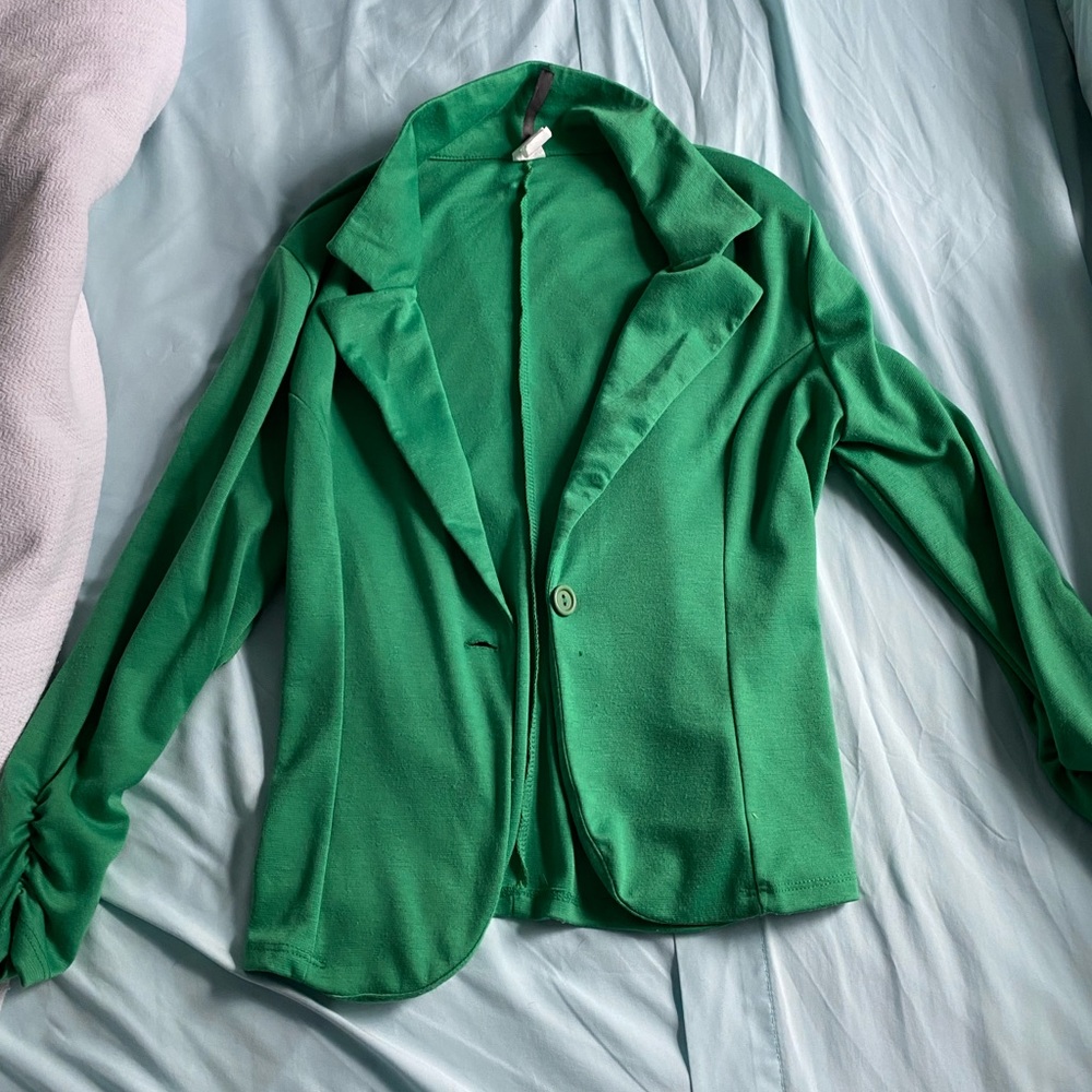 • green blazer! • womens size medium